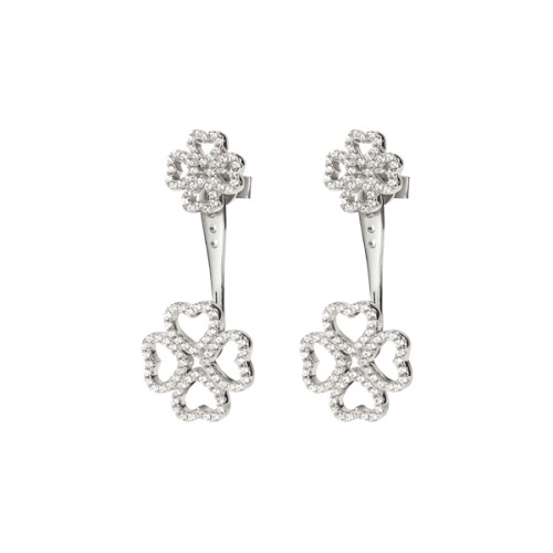 Folli Follie Four Leaf Clover Earrings - 5040.2961