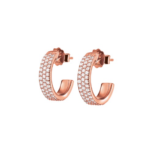 Folli Follie Essentials Mini Rose Hoops Earrings - 5040.3097