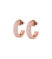 Folli Follie Essentials Mini Rose Hoops Earrings - 5040.3097