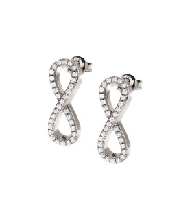 Folli Follie Infinitive silver earrings - 5040.2876