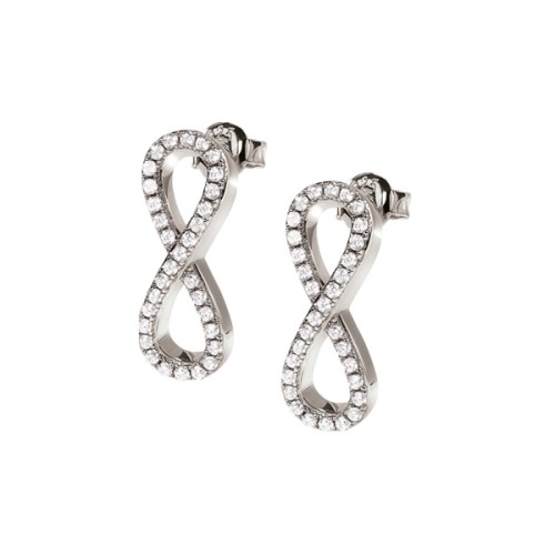 Folli Follie Infinitive silver earrings - 5040.2876
