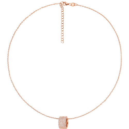 Folli Follie Rose Hoop Necklace - 5020.3642