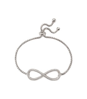 Folli Follie Stories CZ Infinity bracelet - 5010.3649