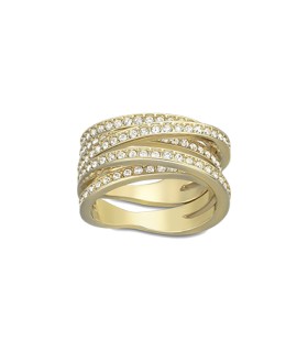 Swarovski Jewellery spiral ring size 60 cry/gos - 5032930