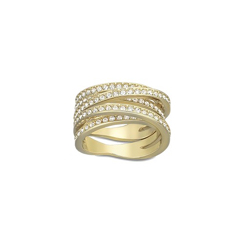Swarovski Jewellery spiral ring size 58 cry/gos - 5032929
