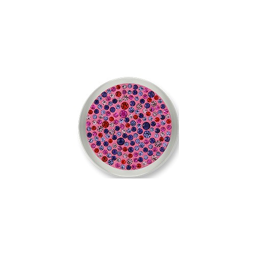 Mi Moneda swarovski crystal picante pink steel disc - SW-PIC-23-L