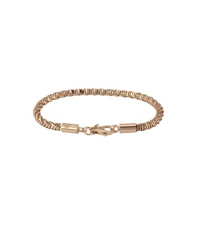 Mi Moneda gusto silver rose gold plated bracelet - BRA-03-GU-00