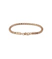 Mi Moneda gusto silver rose gold plated bracelet - BRA-03-GU-00