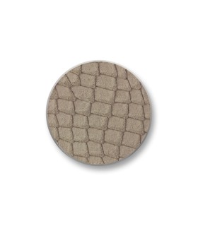 Mi Moneda anaconda natural suede steel disc - ANA-11-20-L