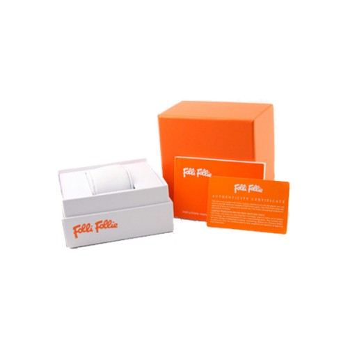 Folli Follie glow cz steel ceramic quartz watch - WF6A067BDK