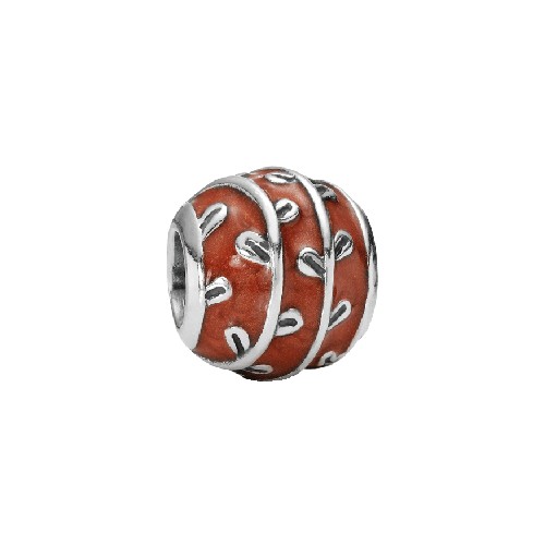 Pandora moments 925 granate leaf enamel charm - 790525EN17