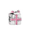 Pandora moments 925 sterling silver pink gift box enamel charm - 791132EN24