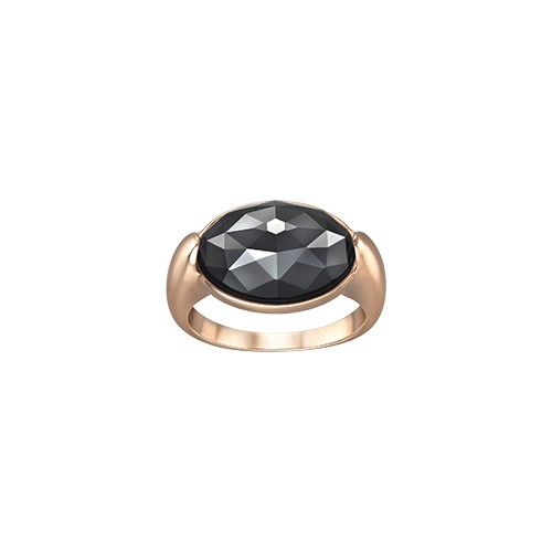Swarovski Jewellery vanilla jet hematite ring 52 - 5025211