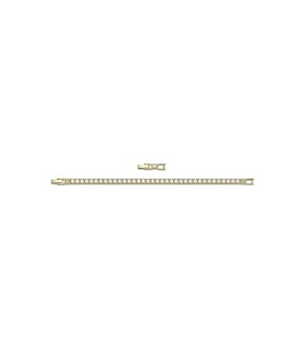 Swarovski Jewellery square bracelet, gold-plated - 5040051