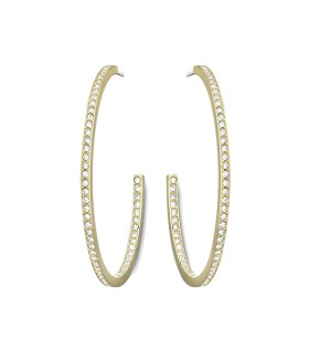 Vi hoop pierced earrings, rose gp - 5017089
