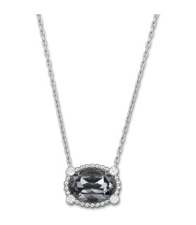 Rosette mini dark necklace - 5007811