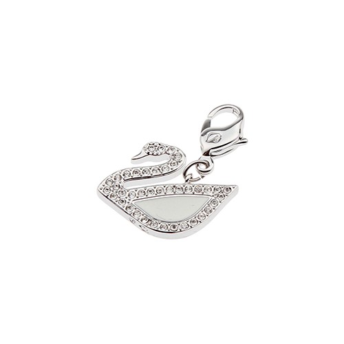 Swarovski Jewellery white swan charm - 1128412