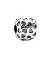 Pandora moments 925 sterling silver heart clip charm - 791037