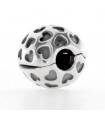 Pandora moments 925 sterling silver heart clip charm - 791037