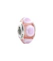Pandora moments 925 sterling silver pink spot murano charm - 790911