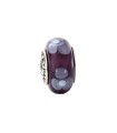 Pandora moments 925 sterling silver purple flower murano charm - 790643