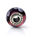 Pandora moments 925 sterling silver purple flower murano charm - 790643
