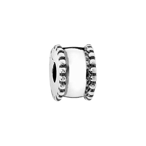 Pandora moments 925 sterling silver round clip charm - 790267