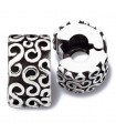 Pandora moments 925 sterling silver swirl serpentine clip charm - 790338