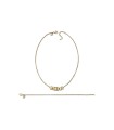 Swarovski Nadja set, gold-plated - 1095589