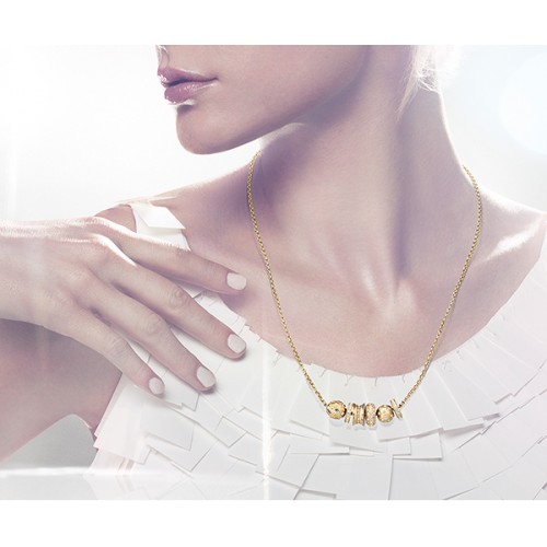 Swarovski Nadja set, gold-plated - 1095589