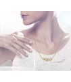 Swarovski Nadja set, gold-plated - 1095589
