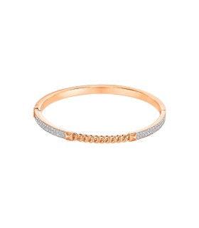 Swarovski Fiction Bangle Rose Gold plated Size S - 5257563