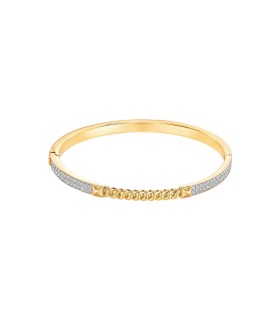 Swarovski Fiction Bangle Yellow Gold Plated Size S - 5271301