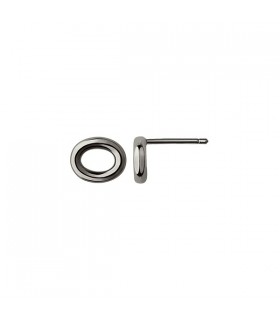 Links of London Oval Black Stud earrings - 5040.3316