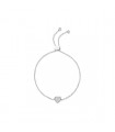 Links of London Open Heart Silver Moonstone bracelet - 5010.4235