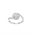 Swarovski Attract Light Swirl Ring 52 - 5221408