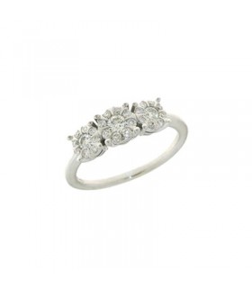 Mirco Visconti Cluster diamond ring 0.48ct - AB697/20