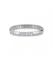 Nomination Light blue cz steel bracelet - 043313 001