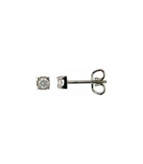 Mirco Visconti Diamond solitaire earrings 0.19ct - HP022/020
