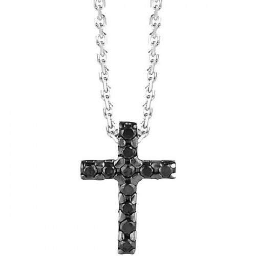 Chimento Black Cross pendant with chain - 1G03706BN5450