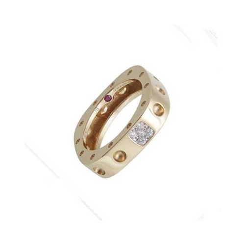 Roberto Coin Pois Moi Square ring - ADR888RI0968