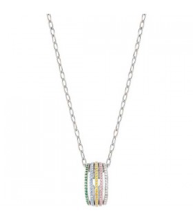 Nomination Lovelight Rainbow silver cz necklace - 149707 023