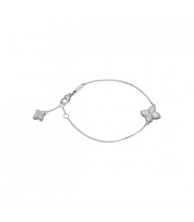 Roberto Coin Princess Flower 18W diam bracelet - ADR777BR0652
