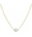 Nomination Soul white pave ball necklace - 149005 012
