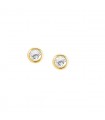 Nomination BELLA wht cz ygp stud earrings - 146688 012