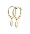 Fabergé Heritage Turquoise hoop drop earrings - 2390