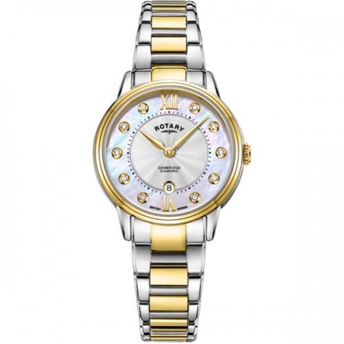 Rotary Cambridge diamond two-tone Quartz watch 30mm - LB05426/07/D