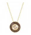 Nomination Aurea champagne yellow gold plated necklace - 145711 024
