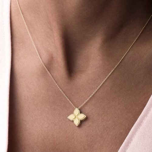 Roberto Coin Princess Flower 18Y pendant - AR777CL0678