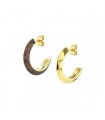 Nomination Aurea coffee ygp earrings - 145713 024